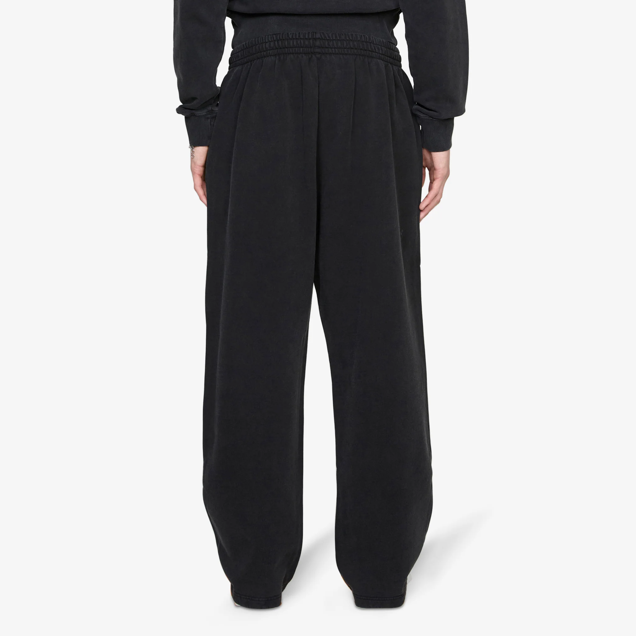 Wide Leg Trackpant Washed Black - Image 3