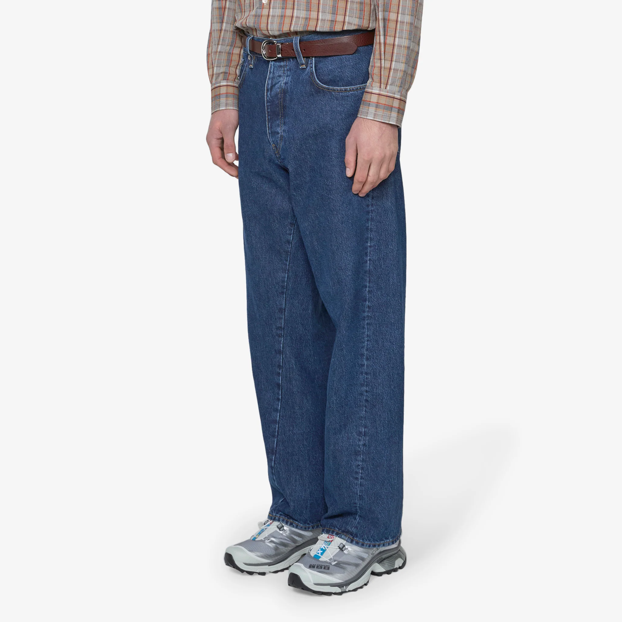 Wide Twist Jeans Rinse Blue - Image 5