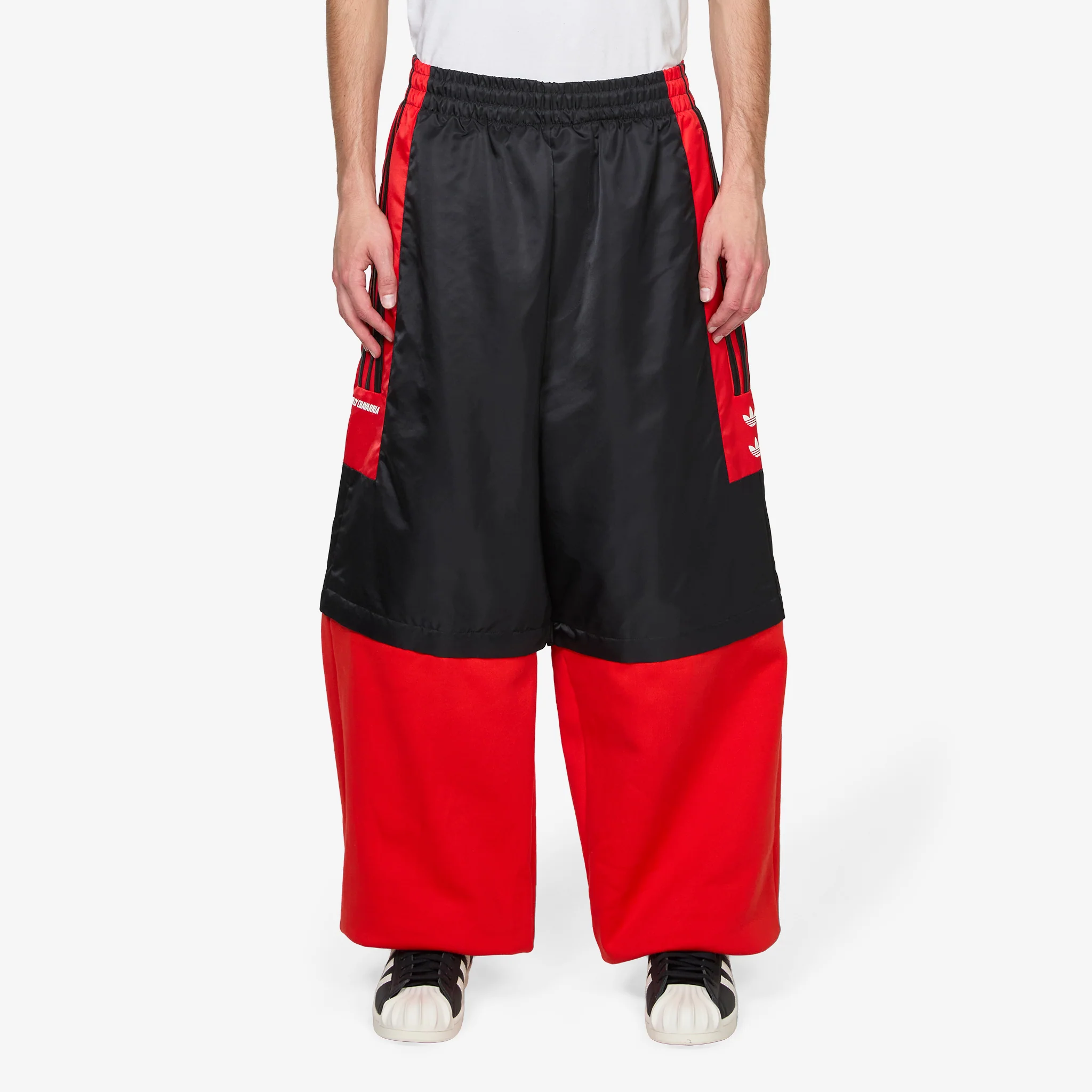 Willy Chavarria x Zip Off Pant Black | Red
