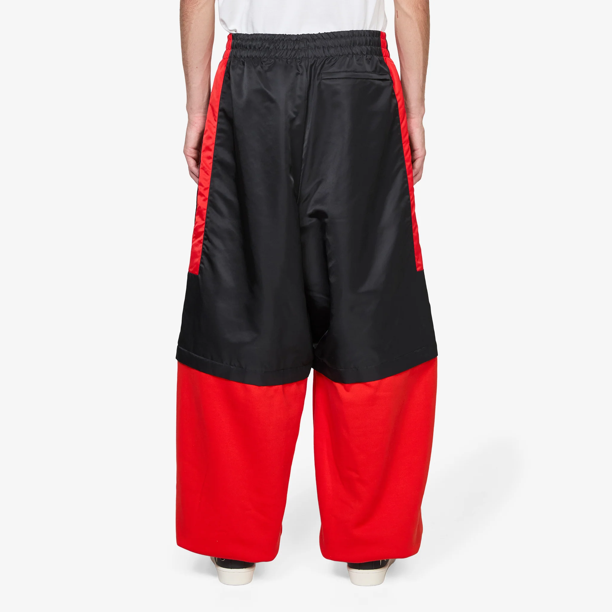 Willy Chavarria x Zip Off Pant Black | Red - Image 2
