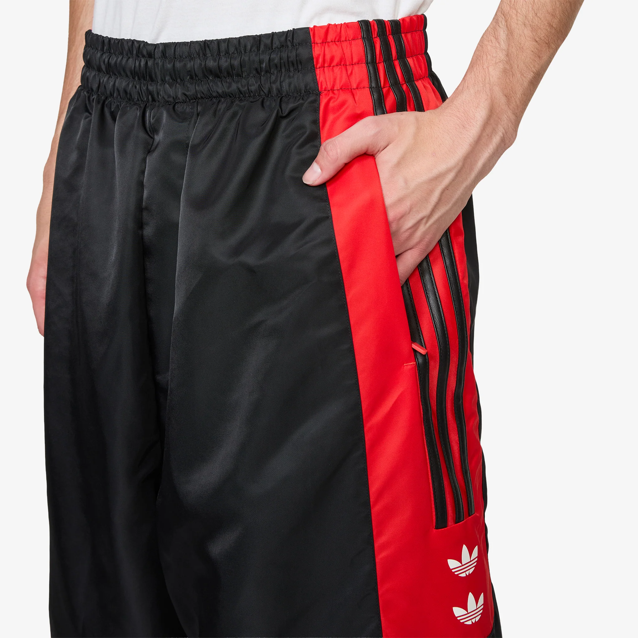Willy Chavarria x Zip Off Pant Black | Red - Image 3