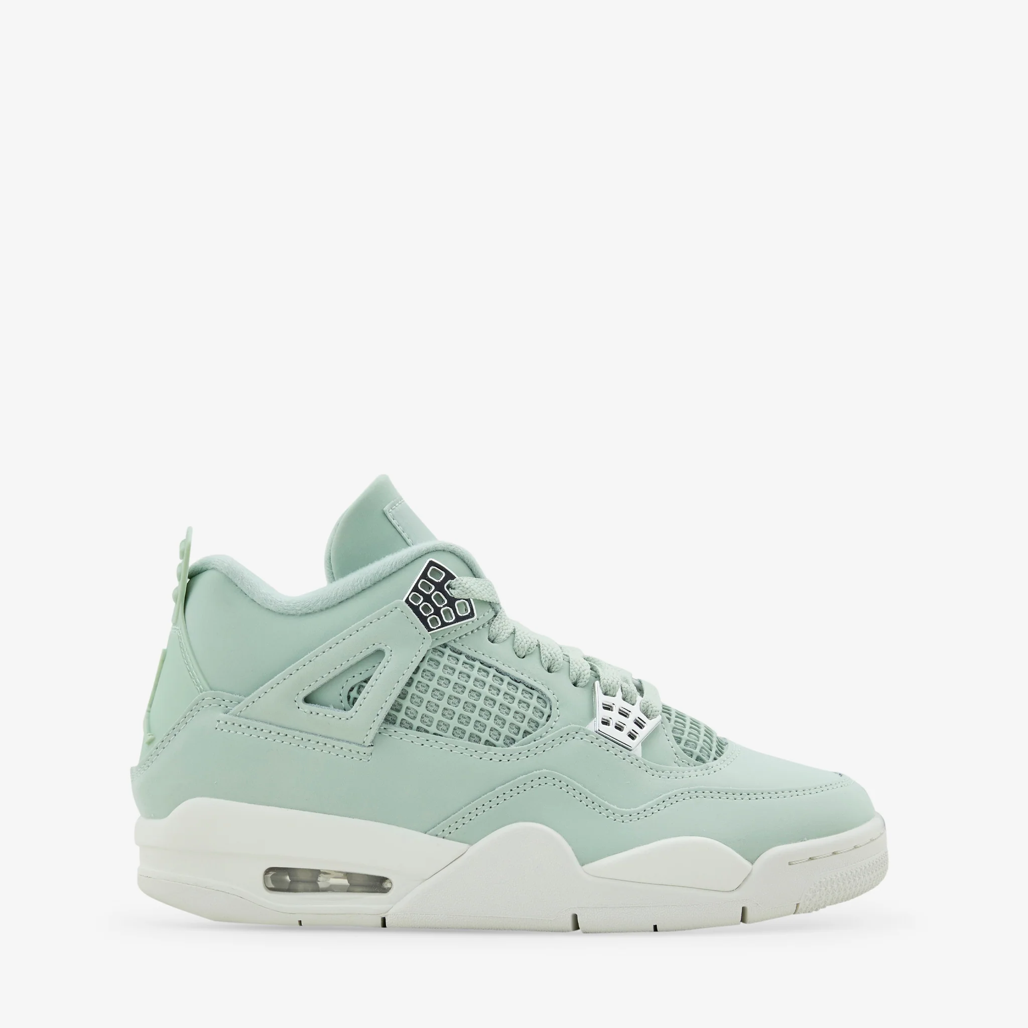 Women's Air Jordan 4 Retro 'Abundance' Seafoam | Sail | Metallic Silver - Image 2