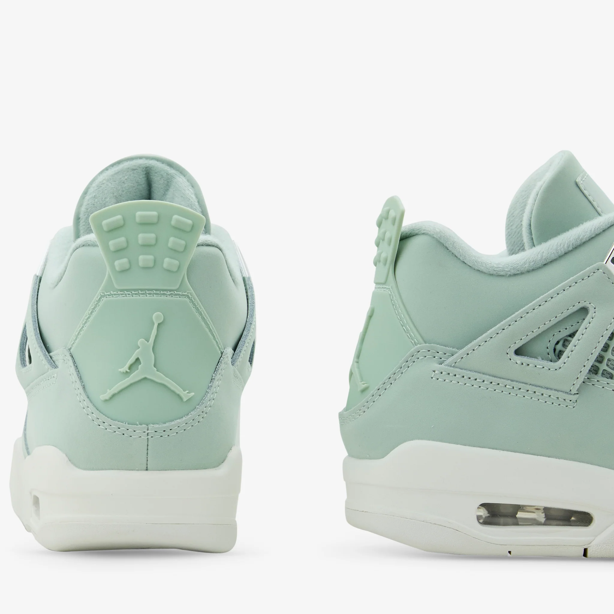 Women's Air Jordan 4 Retro 'Abundance' Seafoam | Sail | Metallic Silver - Image 3