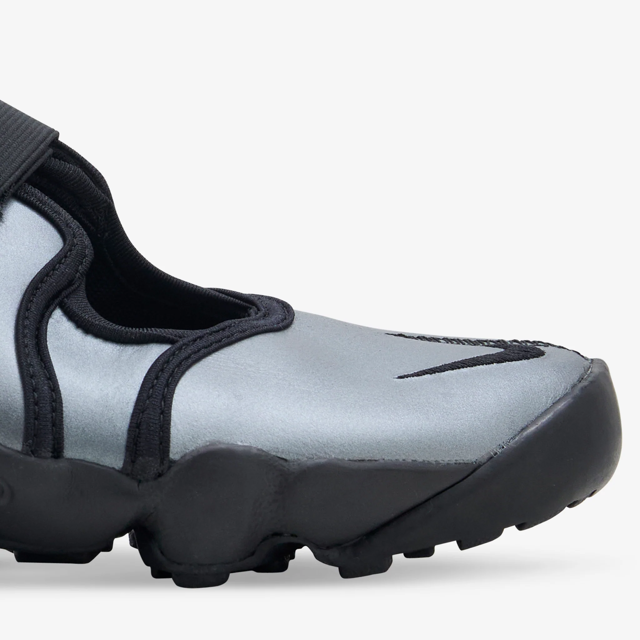 Women's Air Rift Leather Metallic Silver | Black - Image 7