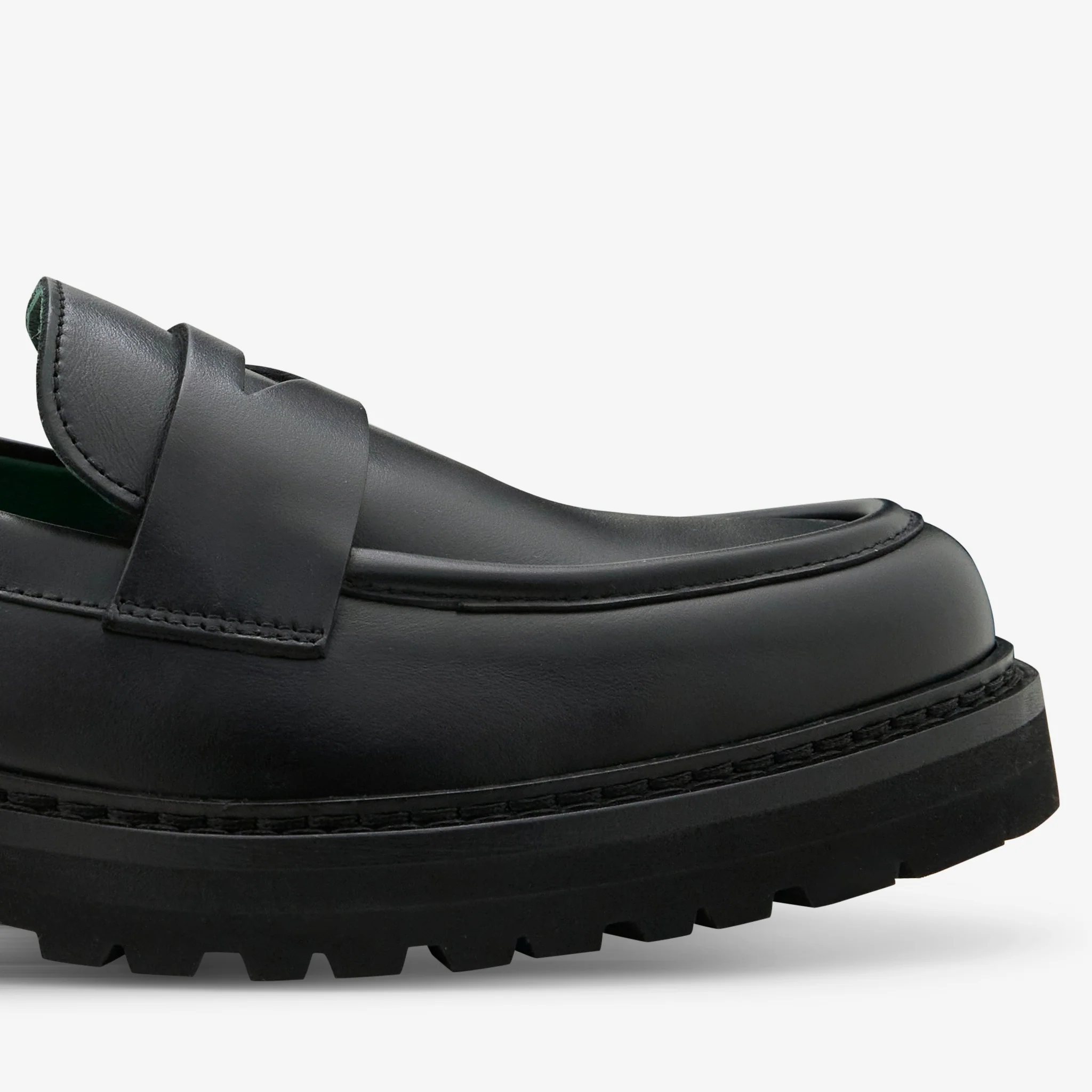 Women's Richee Penny Loafer Black Nappa Leather - Image 5