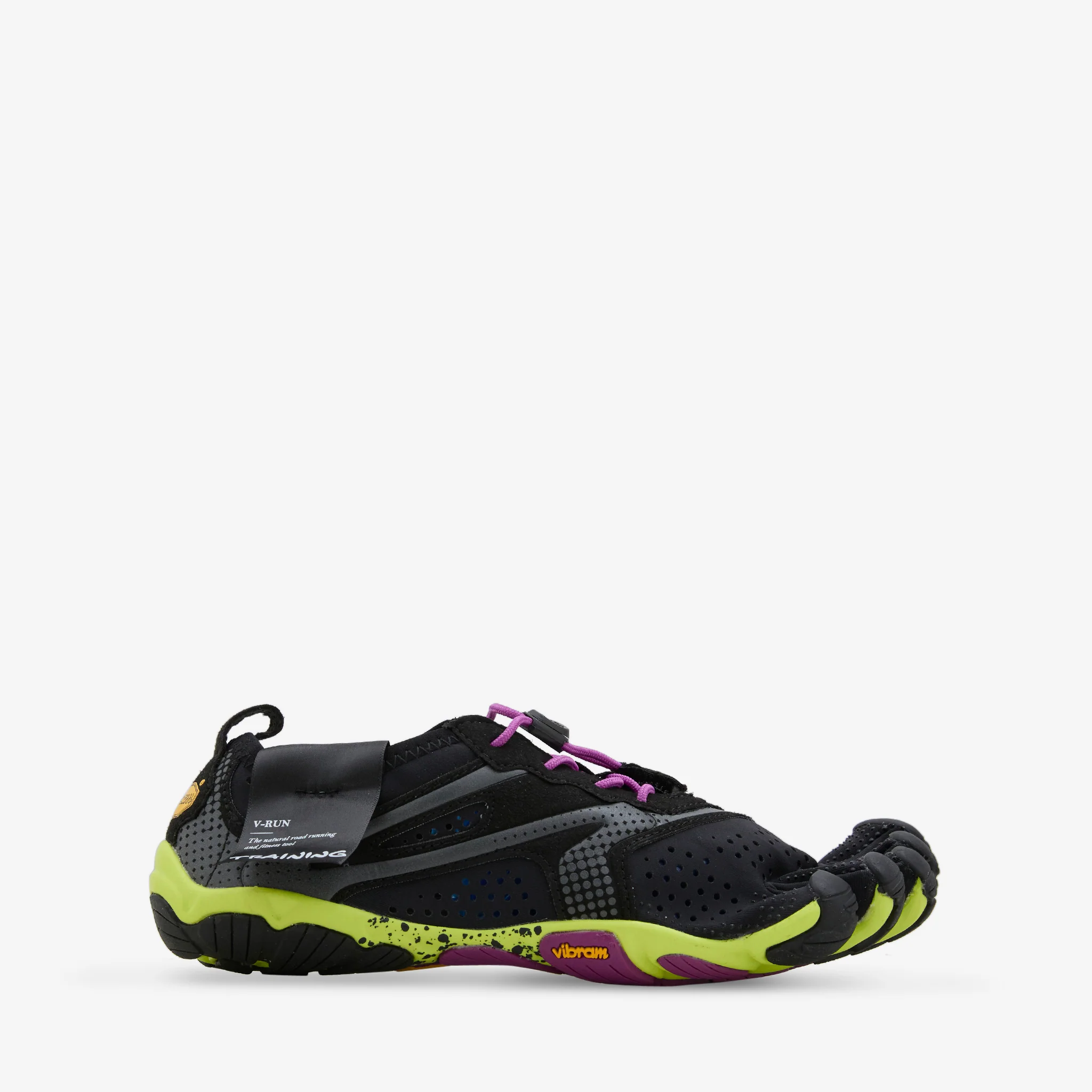 Women's V-Run Black | Purple - Image 2