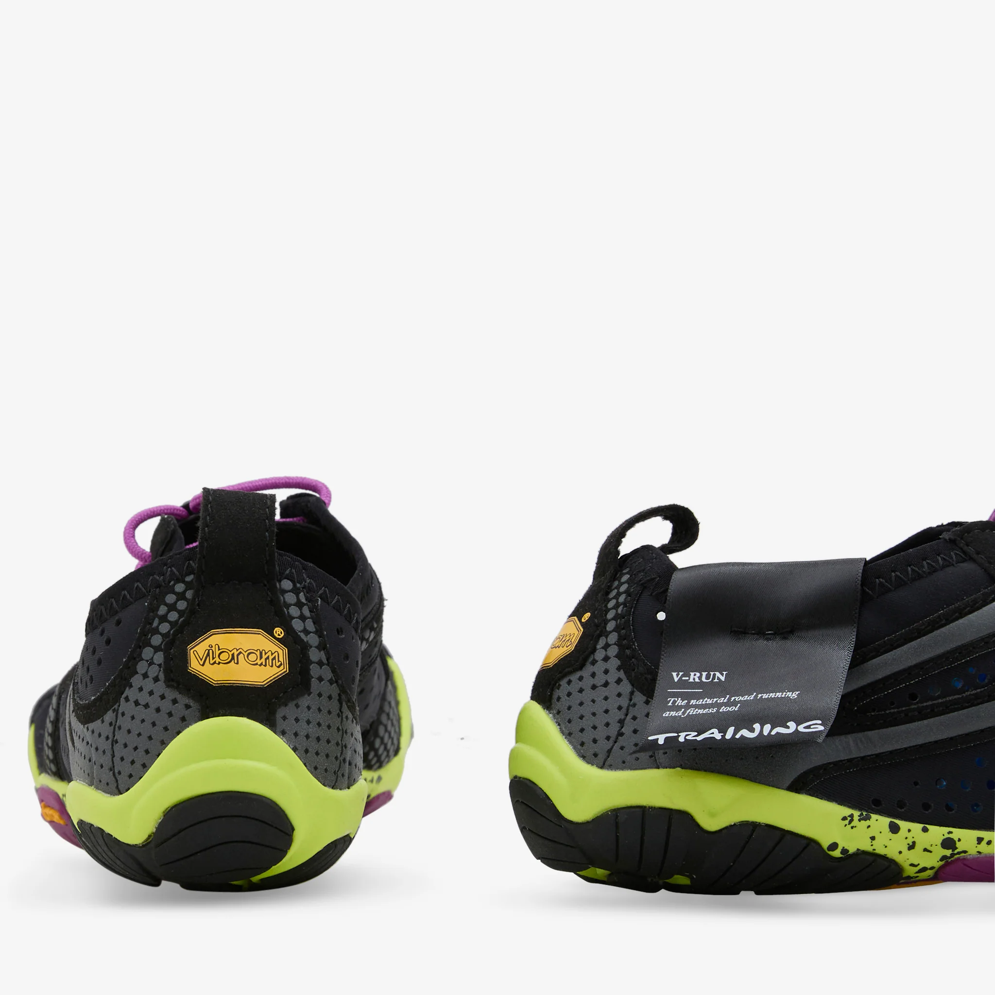Women's V-Run Black | Purple - Image 3