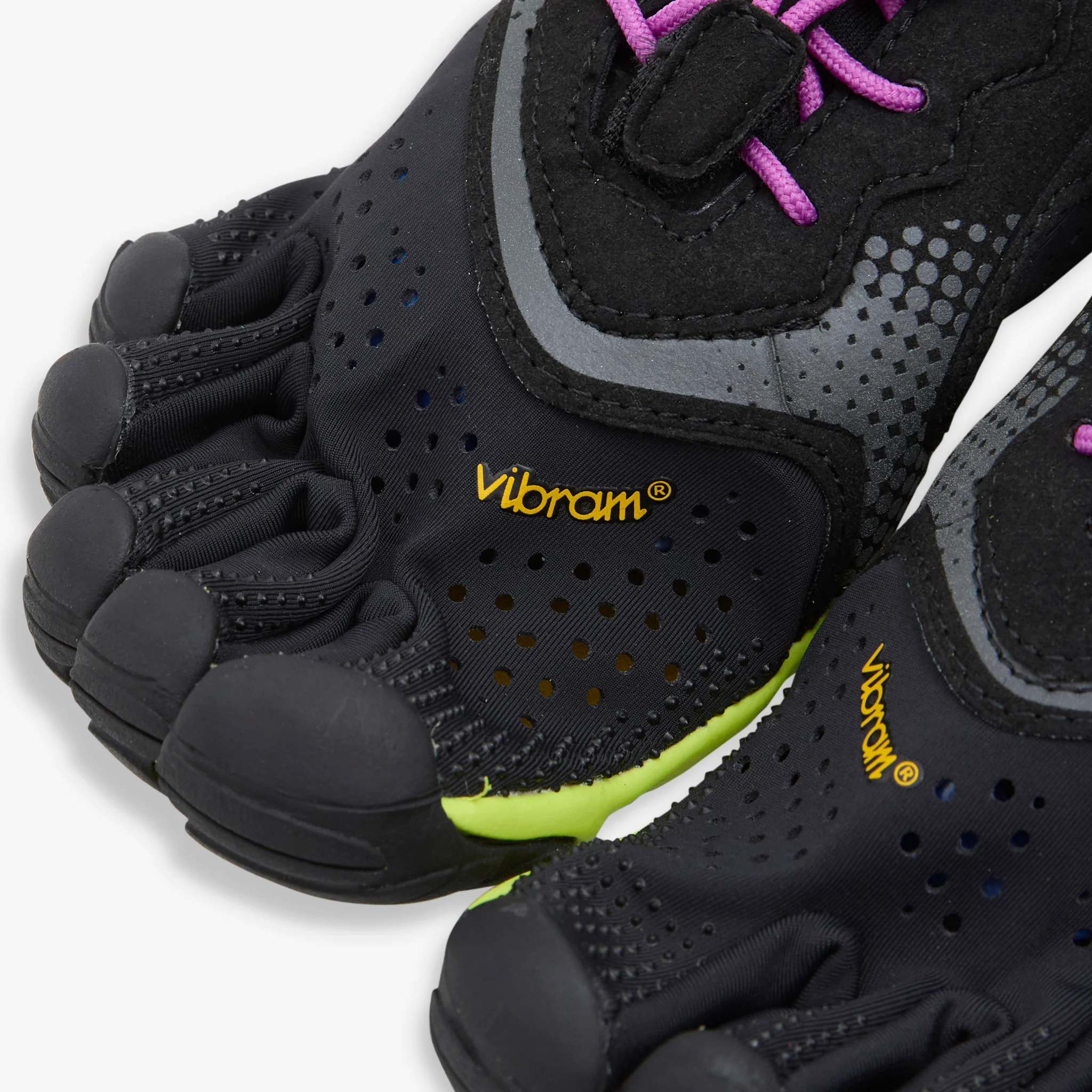 Women's V-Run Black | Purple - Image 4
