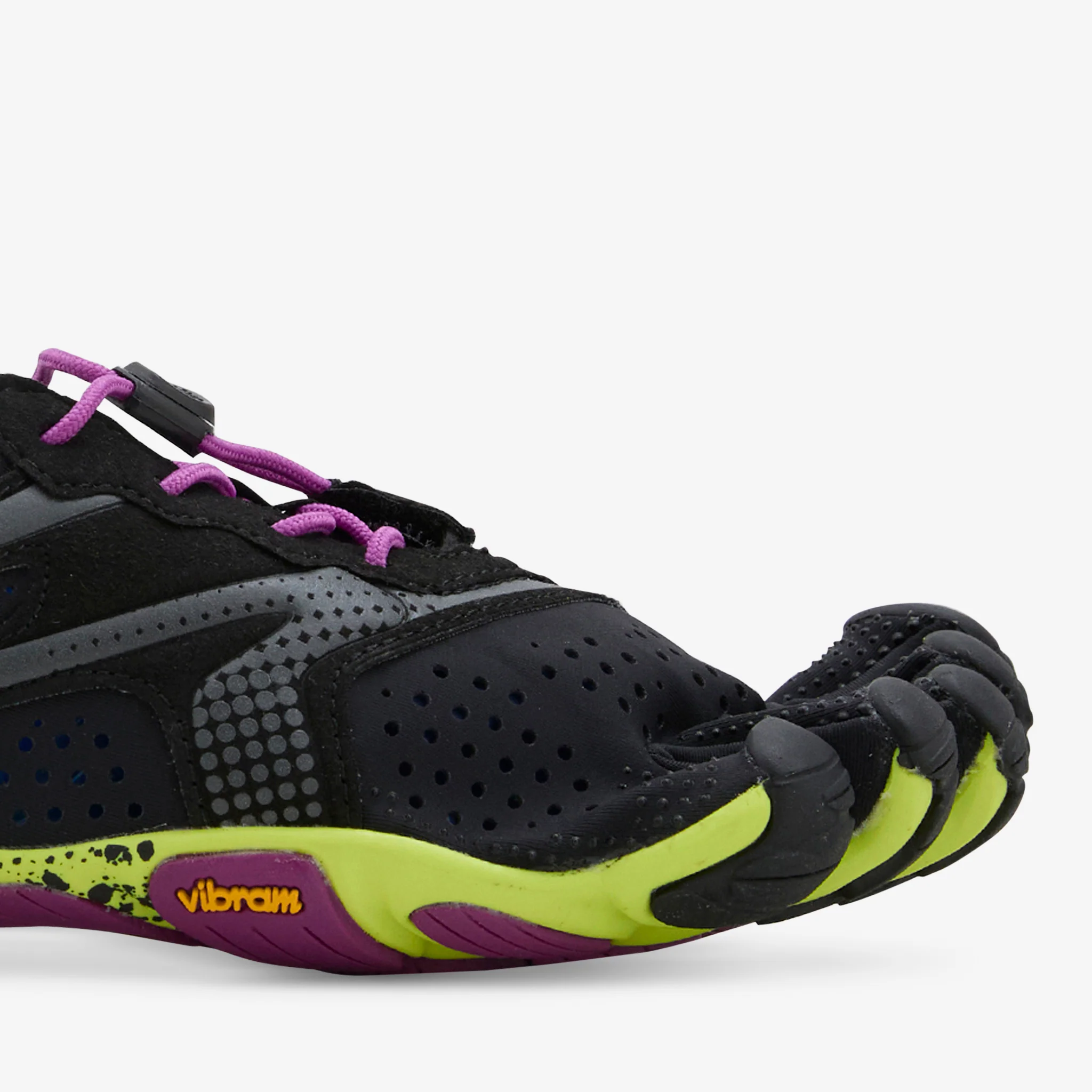 Women's V-Run Black | Purple - Image 7