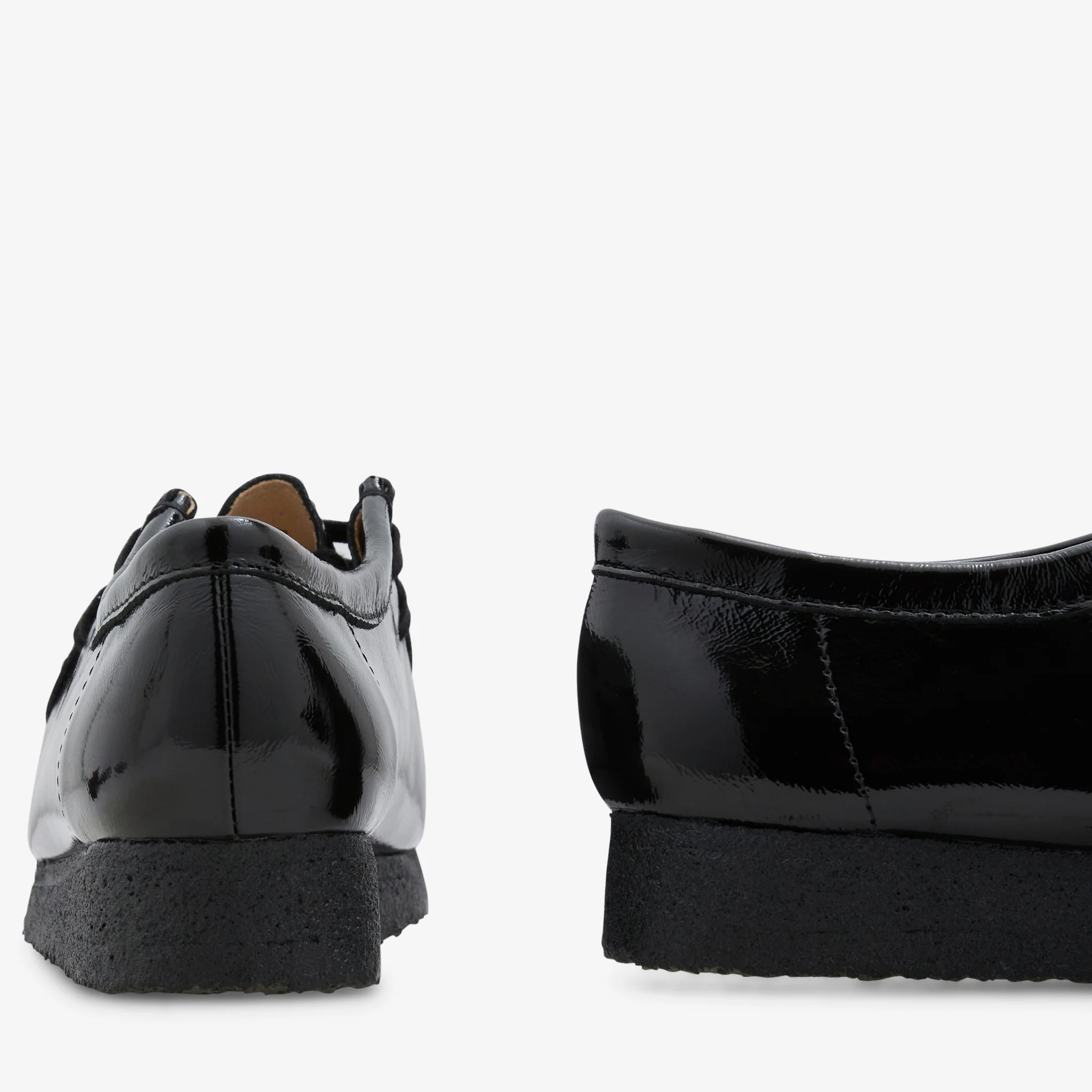 Women's Wallabee Black Patent - Image 3