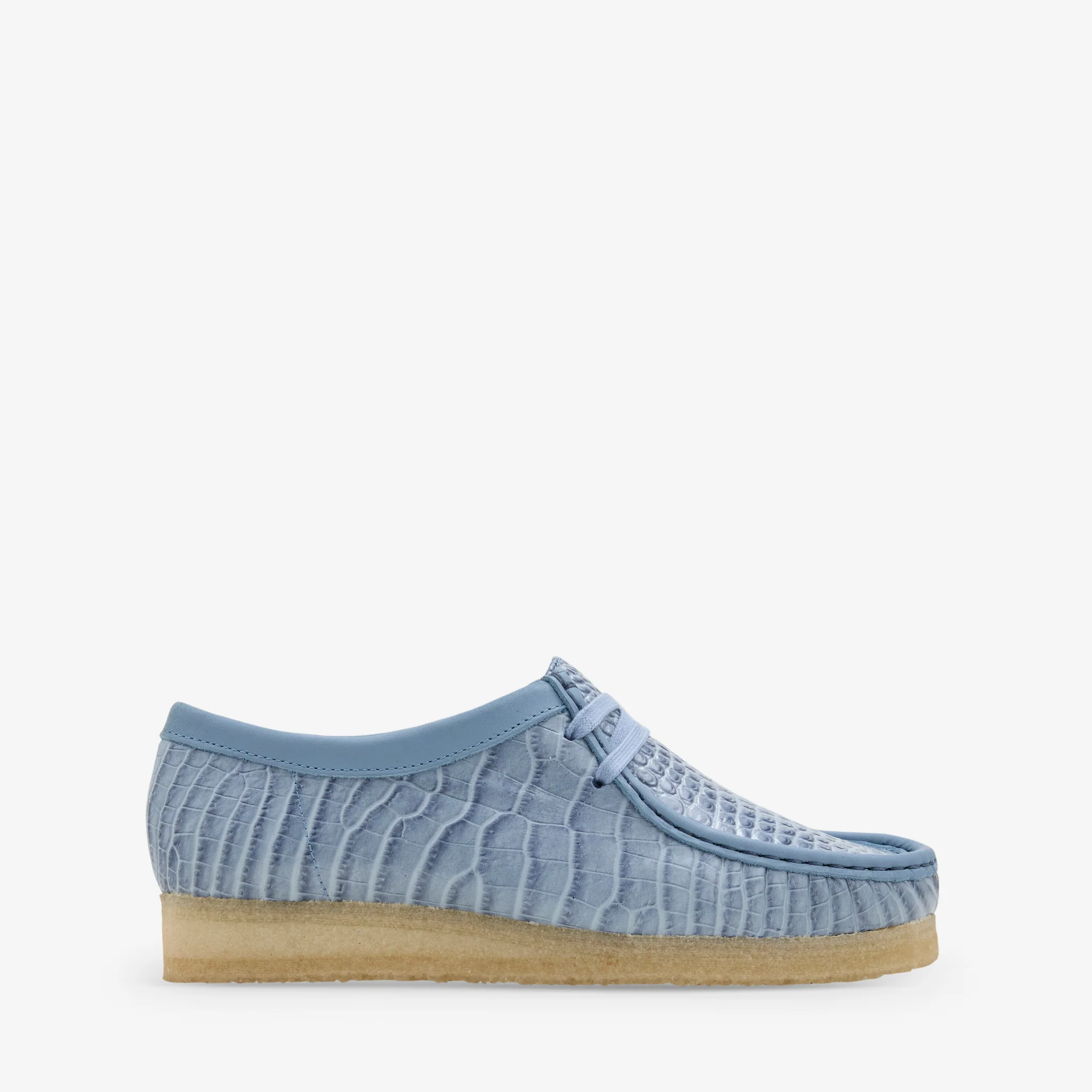 Women's Wallabee Powder Blue Croc - Image 2