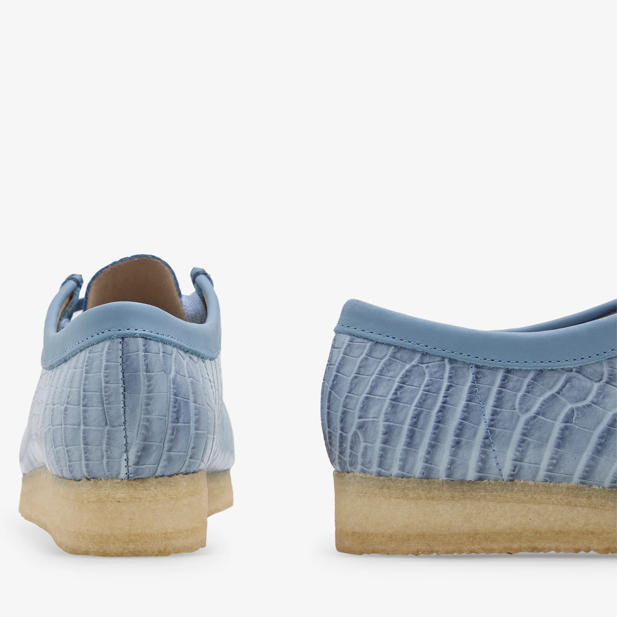Women's Wallabee Powder Blue Croc - Image 3