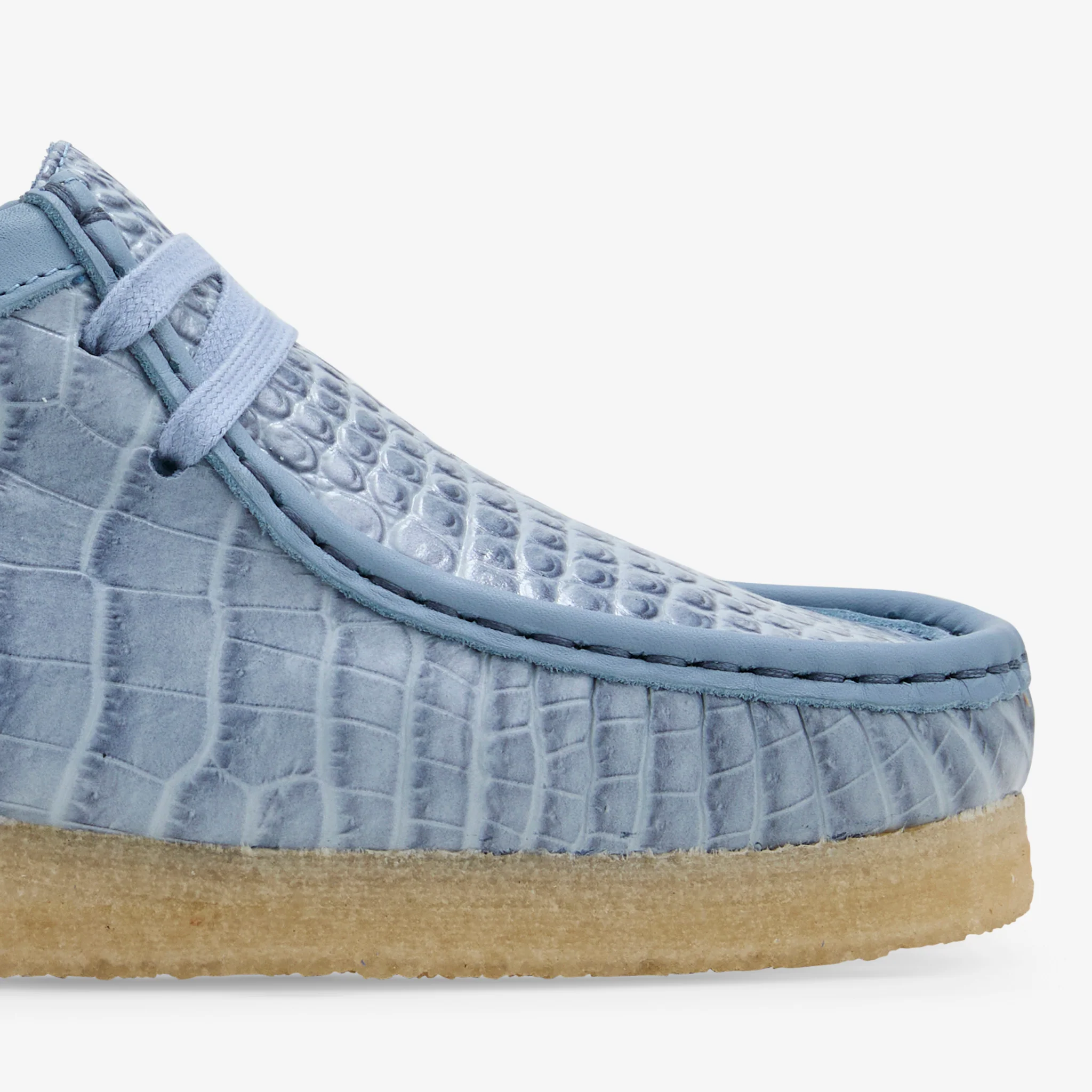 Women's Wallabee Powder Blue Croc - Image 6