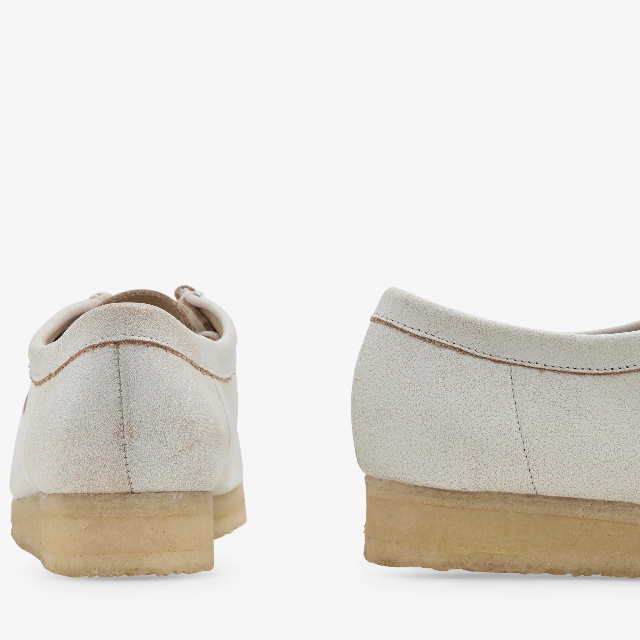 Women's Wallabee White Leather - Image 4