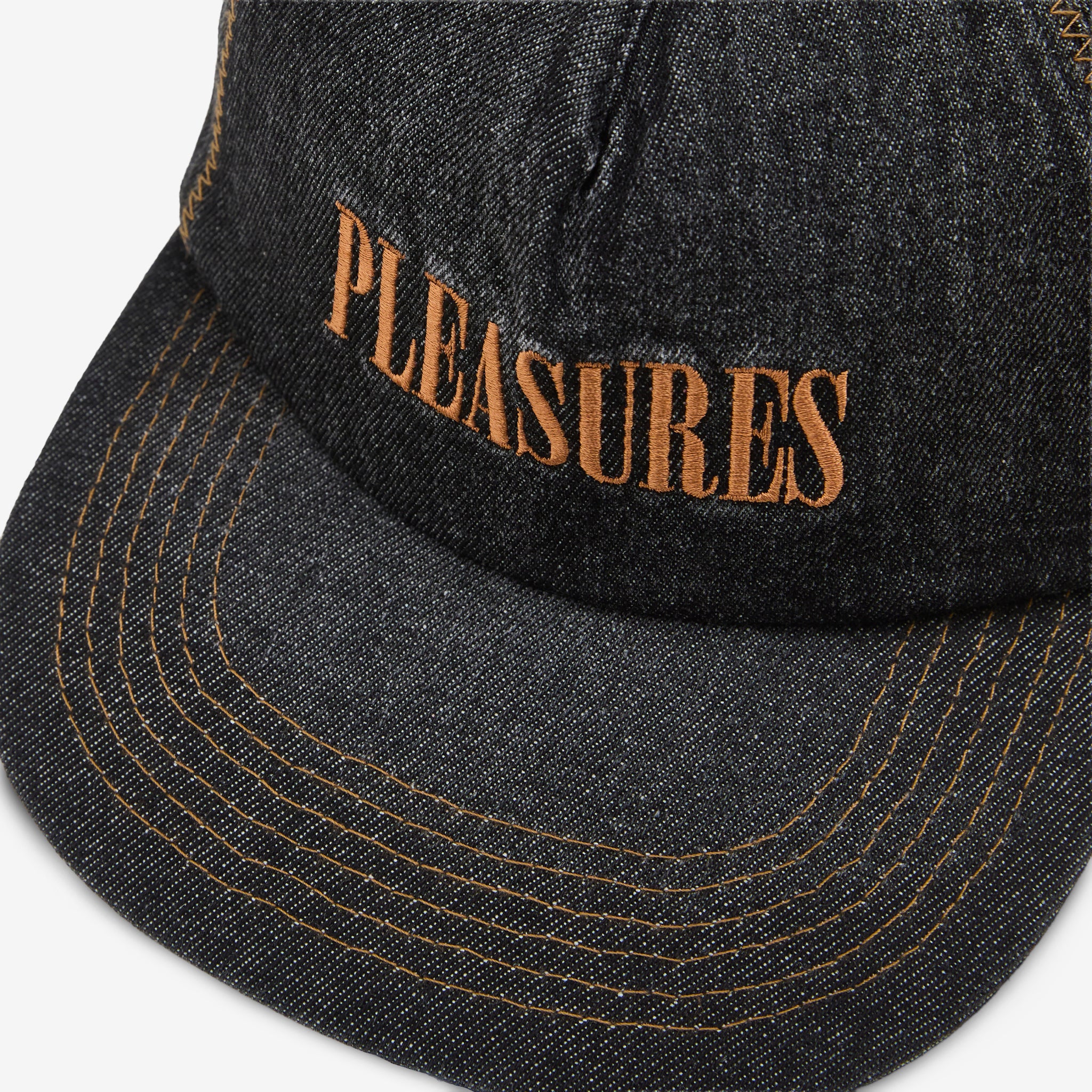 Zig Zag Denim Cap Black - Image 3